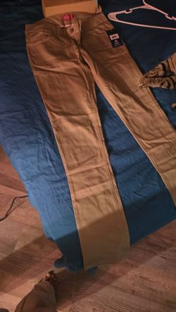 Dickies Girl Khaki Pants Size 9 HH164 New With Tags