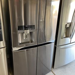 LG Refrigerator Black Stainless Steel