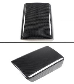 Brand New Carbon Fiber Look Center Console Armrest Box Cover For 2017-2024 Tesla Model 3 & Model Y