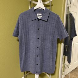 NWT Size M Jason Wu extra fine 100% Merino Wool Shirt soft knit gifts for him