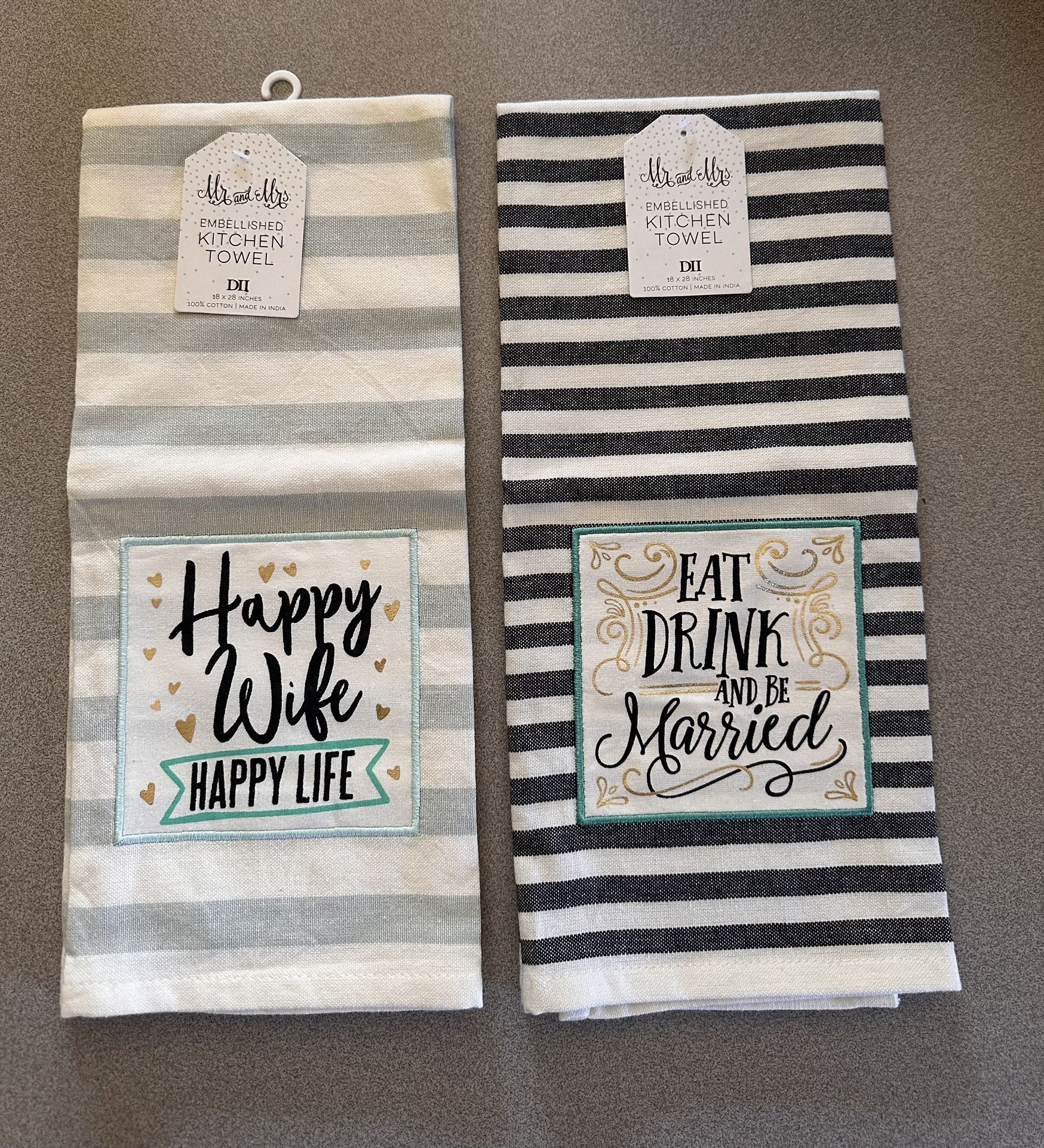 Mr And Mrs Kitchen Towels