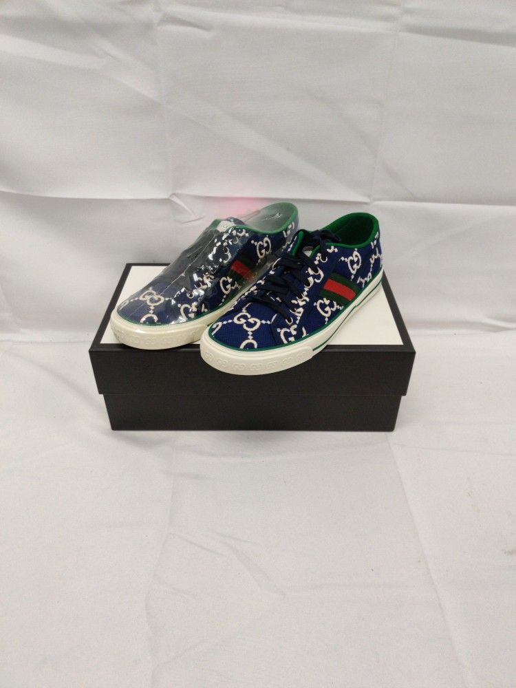Gucci Tennis 1977 Embroidered Navy Blue 929 157 1934
