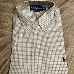 New Ralph Lauren Polo Dress Shirt With Tag