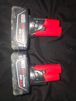 Milwaukee m12 batteries 4.0