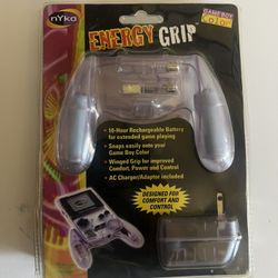 Nyko Energy Grip For Nintendo Game Boy Color Game System Atomic Purple Sealed 