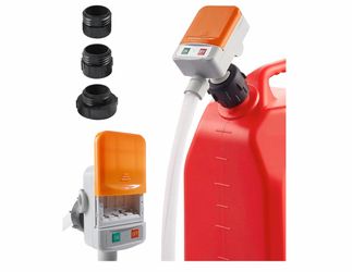 Fuel Transfer Pump,Car accessories Fuel Transfer Pump Battery Powered,No Spill Portable Siphon with 3 Adapters and Auto Shut-Off,Automotive Tool,Suita