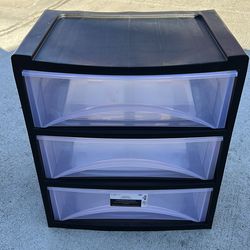 3 Drawer Wide Storage