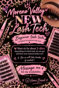 Lash Tech Moreno Valley