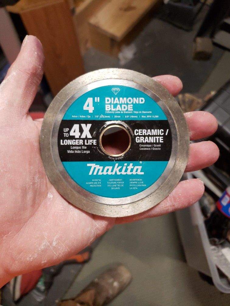 Makita 4" Diamond Tile Blade