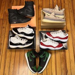 Nike Air Fear Of God 1 Triple Black Size 10