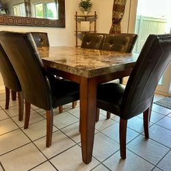 Dining Table Set With 6 Chairs