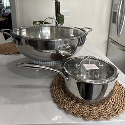 Caserola de 12-qt y olla de 3-qt de princess house