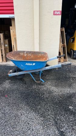 Jackson Wheelbarrow. Solid Unit.  Metal handles.