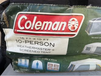 Coleman 10 person tent
