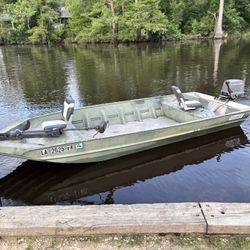 Boat Motor And Trailer