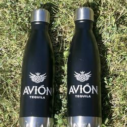 2- 17 oz Stainless Steel Water/Tequila Bottles