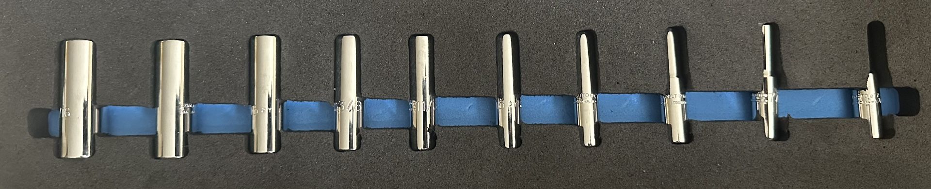 PROTO 1/4” Drive Deep Socket Set SAE 12 Point