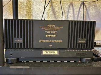 Sharp sm-7700 (bk) amplifier
