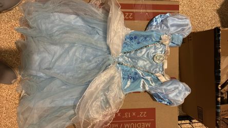 Disney Princess Cinderella Size 4 Disneyland Girls Blue 