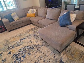 Couch and pillows