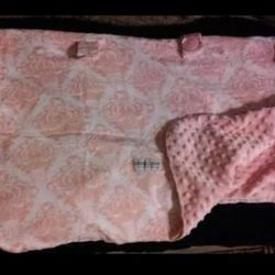 clean pink car seat canopy cover $5 FIRM