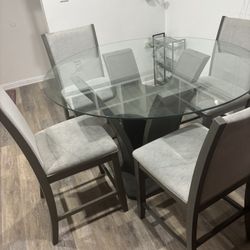 Glass Kitchen Table 