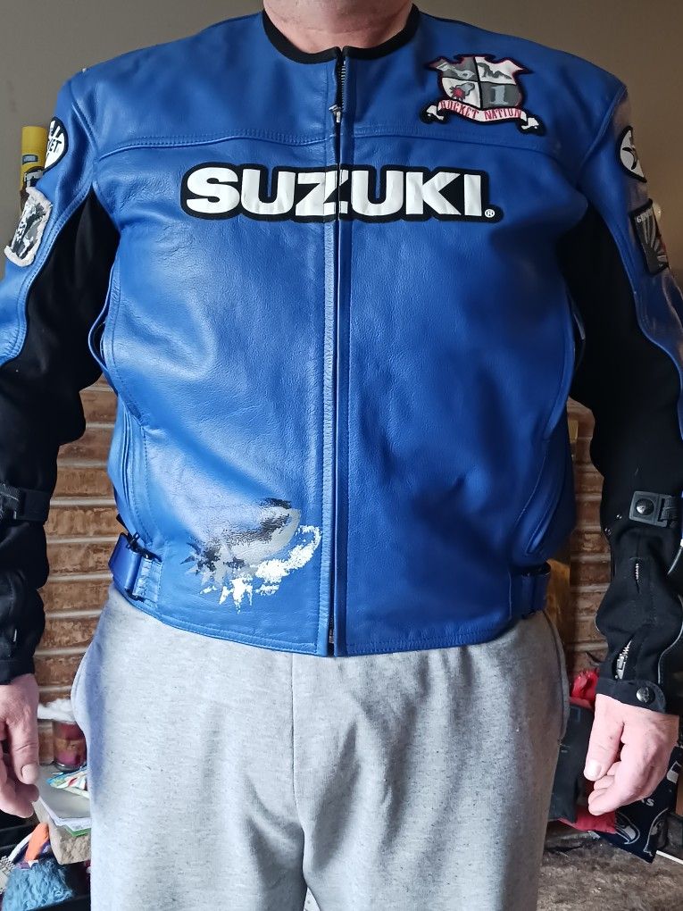 Mens Joe Rocket Suzuki Motorcycle Jacket Size XL $100 OBO