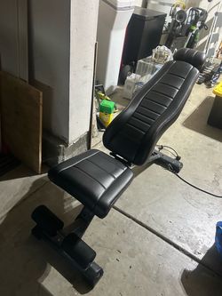 Adjustable Weight Bench with Cable Attachment