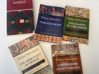Shakespeare Plays Paperback Books Set of 5