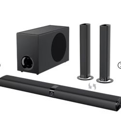 120 Watts Sound Bar With Subwoofer 5.0 Bluetooth Soundbar