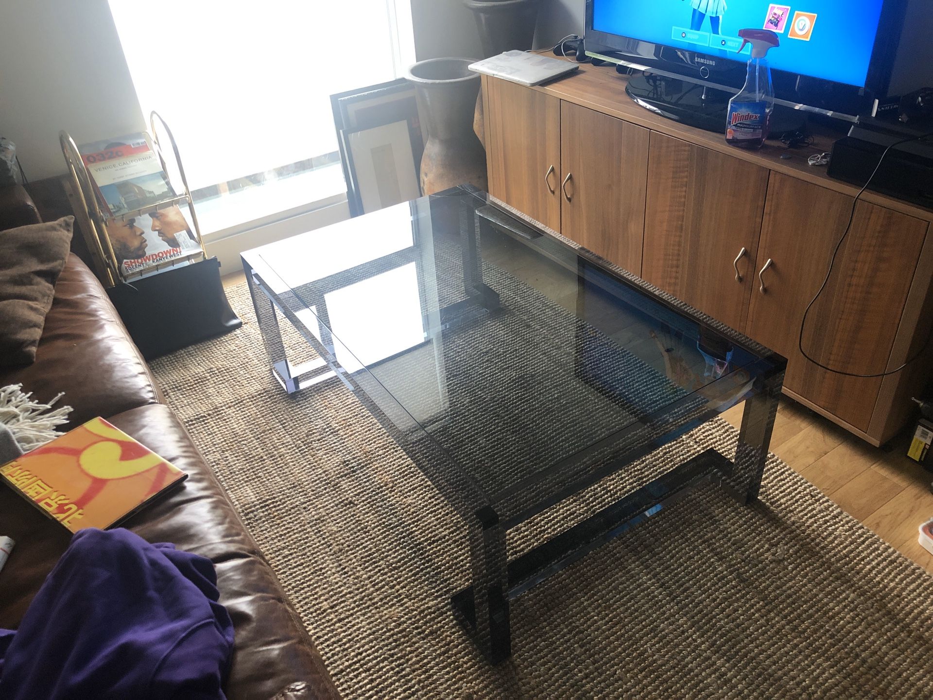 Smoked Glass Coffee Table