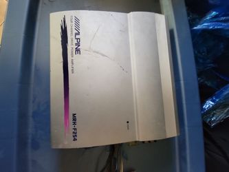 alpine 4 channel old school amp