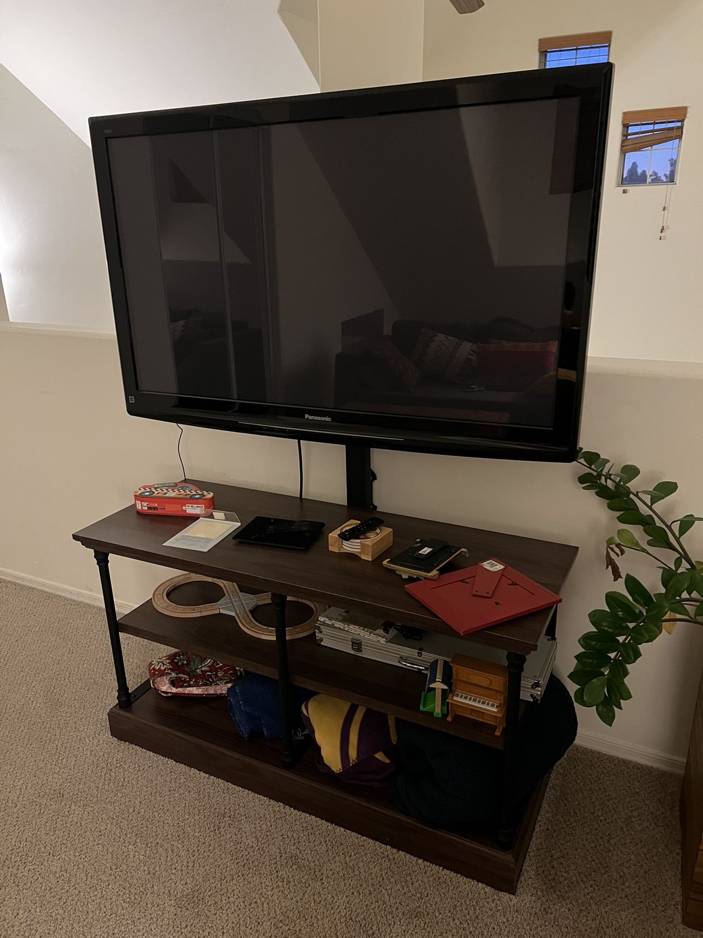 50” Panasonic Plasma TV With Stand