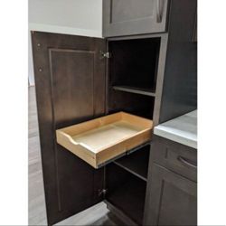 Solid Wood Pull-Out Cabinet Drawer Organizer – 12” – $10