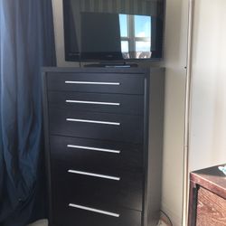 Dresser, Storage 6 Drawers Solid Wood 