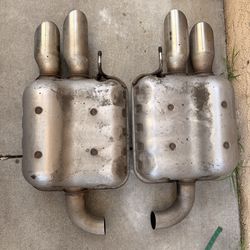 OEM Mustang GT mufflers
