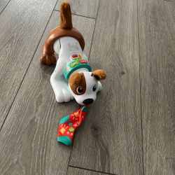 Fisher-Price Learning Toy 123 Crawl With Me Puppy Musical Electronic Dog