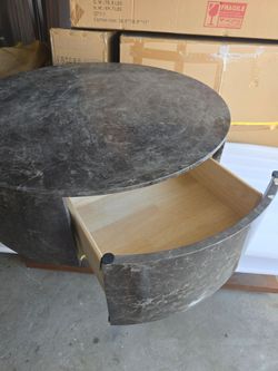 Marble table Grey, New out of the Box
