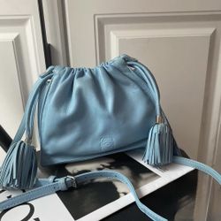 Auth Loewe Mini Drawstring Pouch Bag