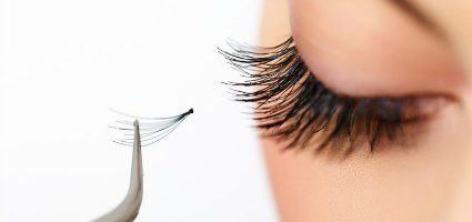 Synthetic eyelash extensions