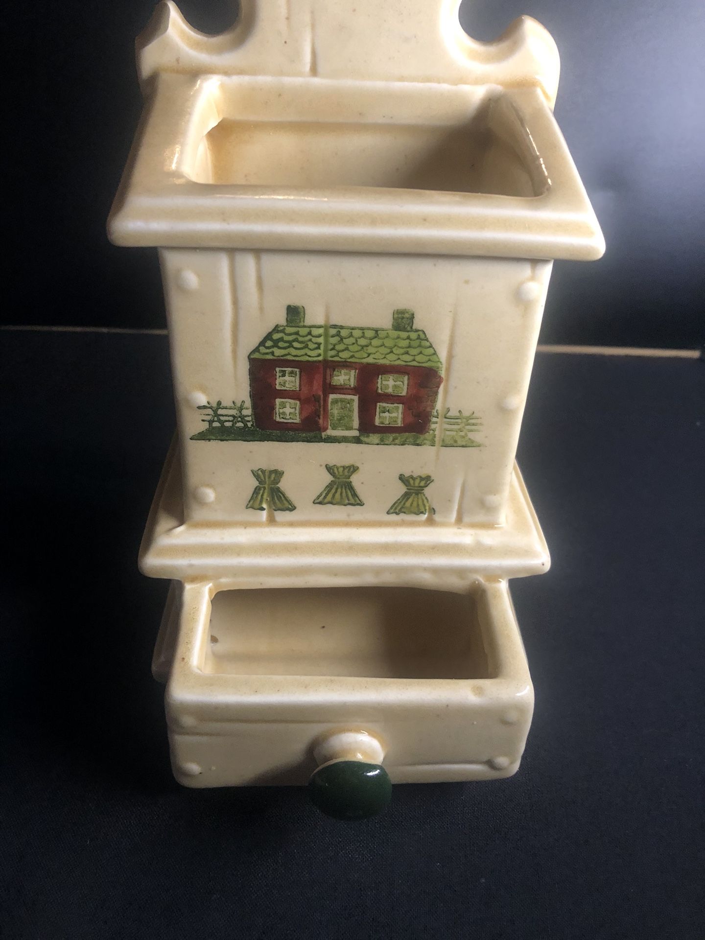 Vintage Jumbo Match Box Holder
