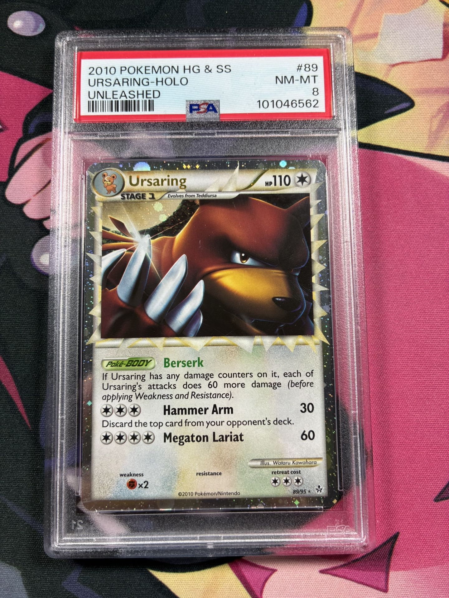 Pokémon Ursaring Prime - 89/95 - PSA 8