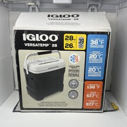 Igloo Versatemp 28qt Portable Thermoelectric Cooler Gray
