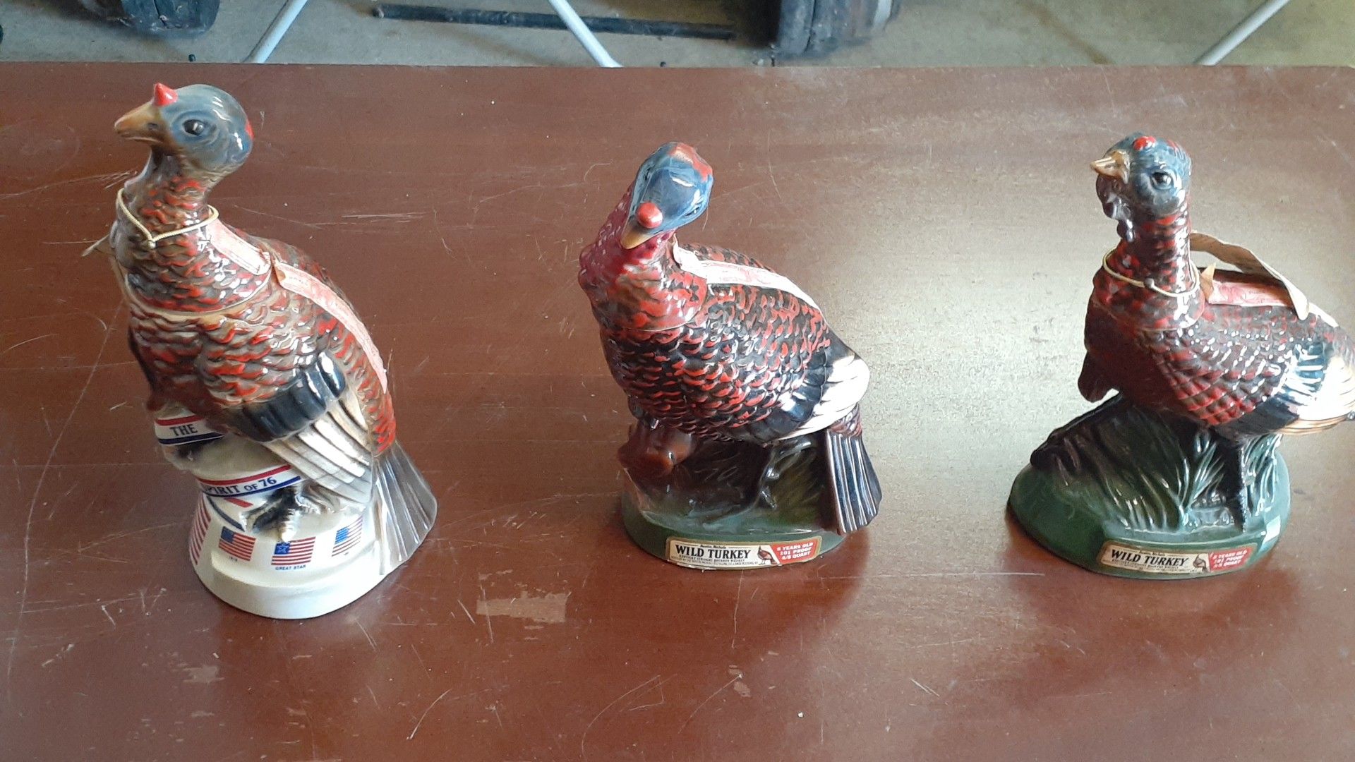 Vintage wild Turkey decanters Austin nichols