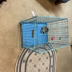 Dark kennel for medium small dog