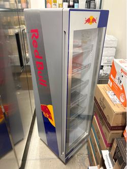 Red Bull fridge like new