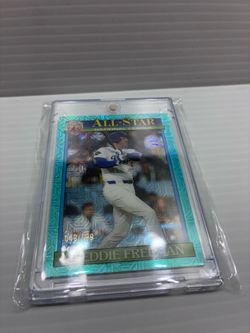 Freddie Freeman Topps Chrome All-Star Baseball Card