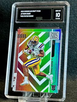 2021 Chronicles Draft Picks 💥 Ja’Marr Chase 💥 Status Rookie GMA 10 💎 Mint - Cincinnati Bengals