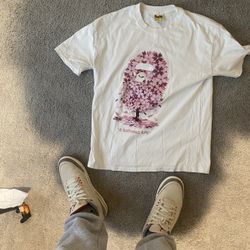 pink Bape Head Shirt