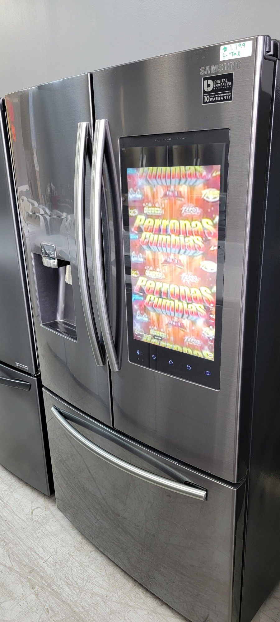 Black-Stainless French Door Cooling And Freezing 